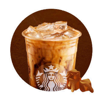 [餐饮一区]-星巴克-焦糖华夫脆脆软雪星冰乐 (中杯)